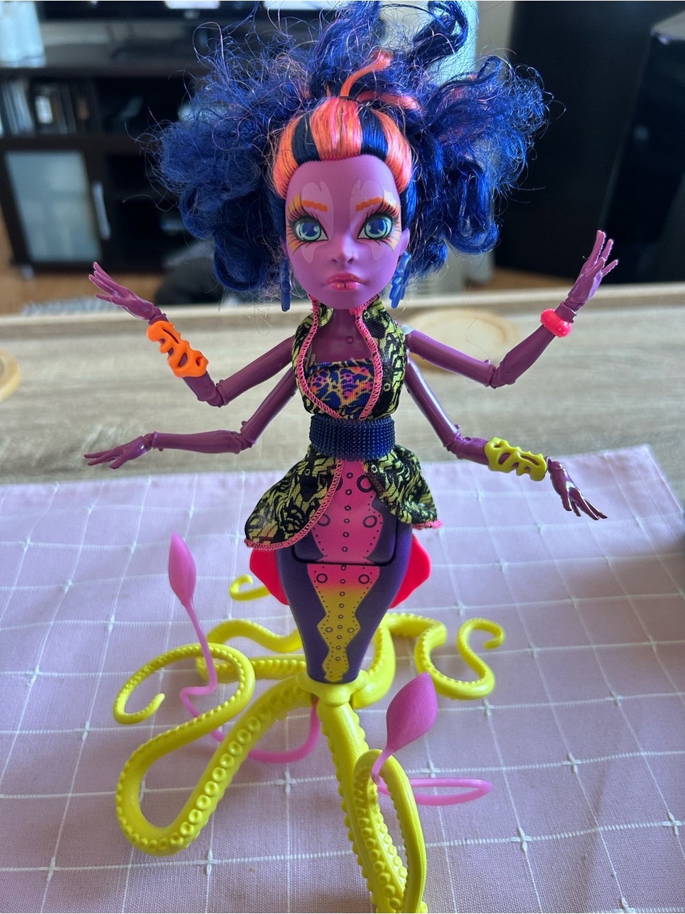 Monster High, Kala Mer’ri- Scarrier Reef, doll